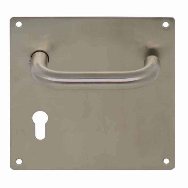 Ensemble sur plaques Carrées inox