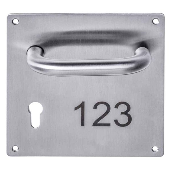 Ensemble sur plaques Carrées inox – Image 2