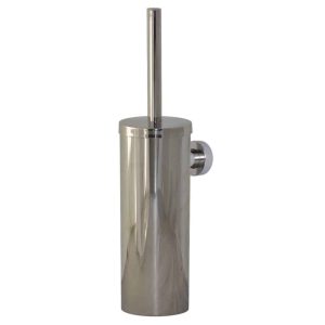 Brosse WC dans grand pot inox
