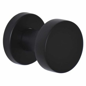 Patère Cylindre Plat Noir